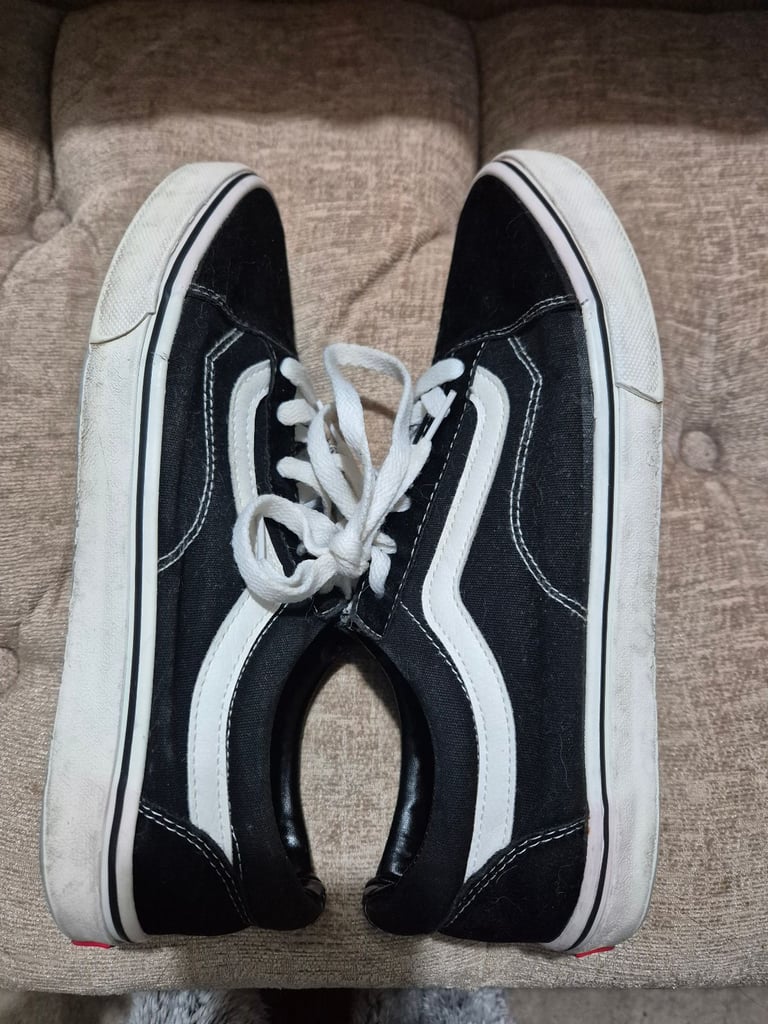 Vans black original men's women's size 7 trainers