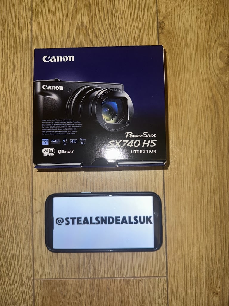 Canon PowerShot SX740 HS Lite Digital Camera Black New 