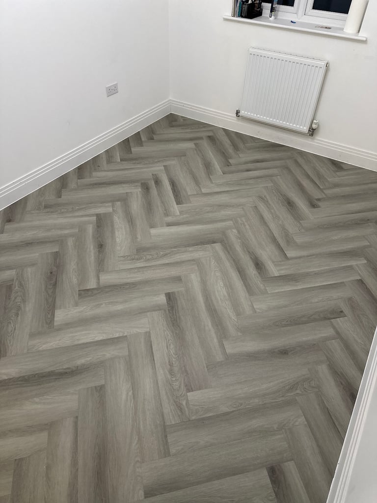 Laminate herringbone Vinyl LVT flooring Furniture Assembly Paint Wallpaper 