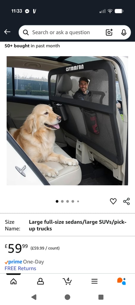 image for Dog Guard for Car 
