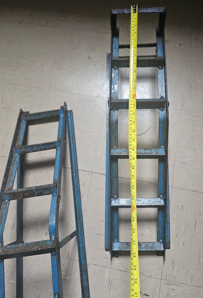 Pair of strong solid Vehicle ramps car van 