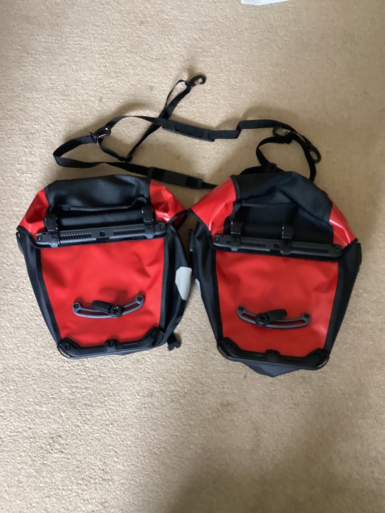 Ortlieb rear pannier bags.