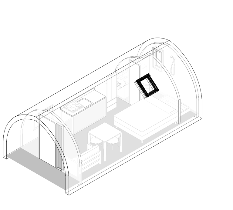 Skye Kabina Dome Glamping Pod (x demo SPECIAL PRICE)