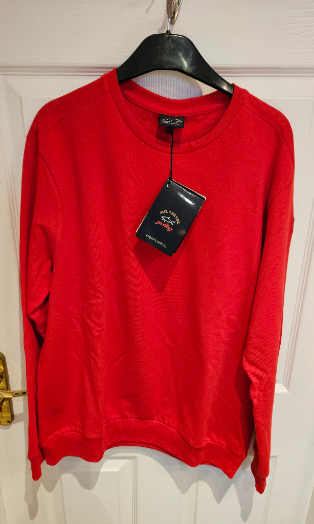 Paul & Shark Yachting Red Mens Sweatshirt size M