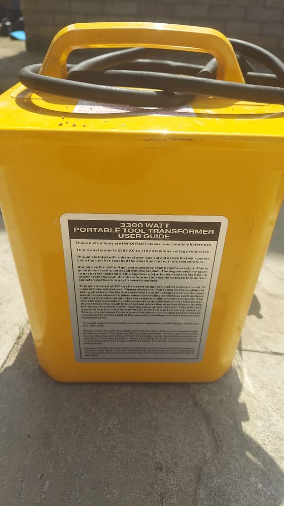 110v transformer 3.3kva
