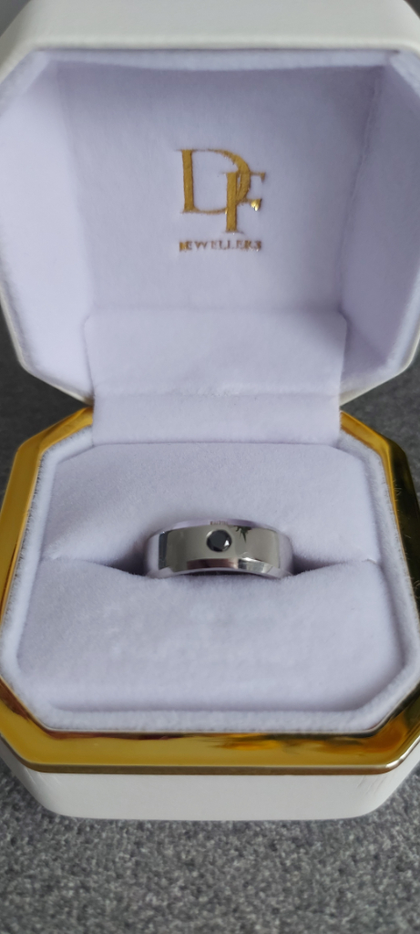 Wedding Band Ring Platinum (950)