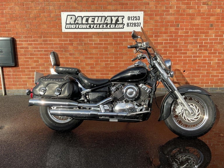 YAMAHA XVS650 BLACK 2008 57 PLATE DRAGSTAR CLASSIC 12,373MILES