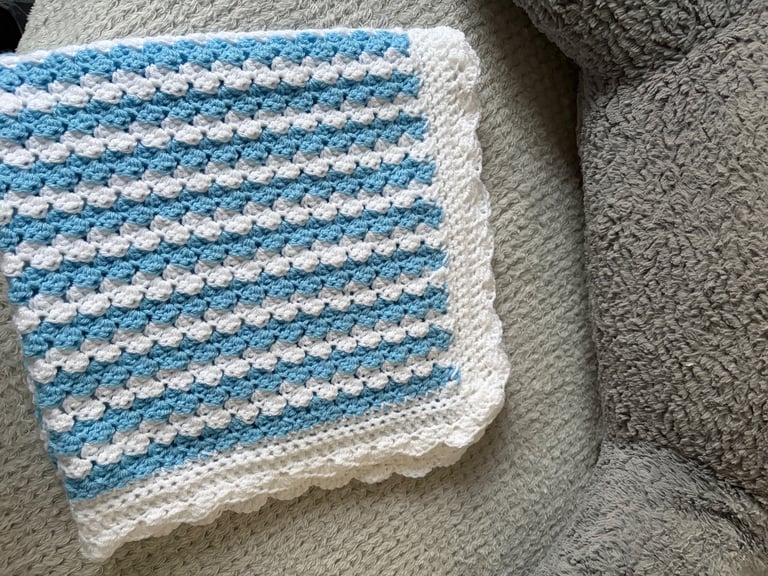 Hand made crochet blanket