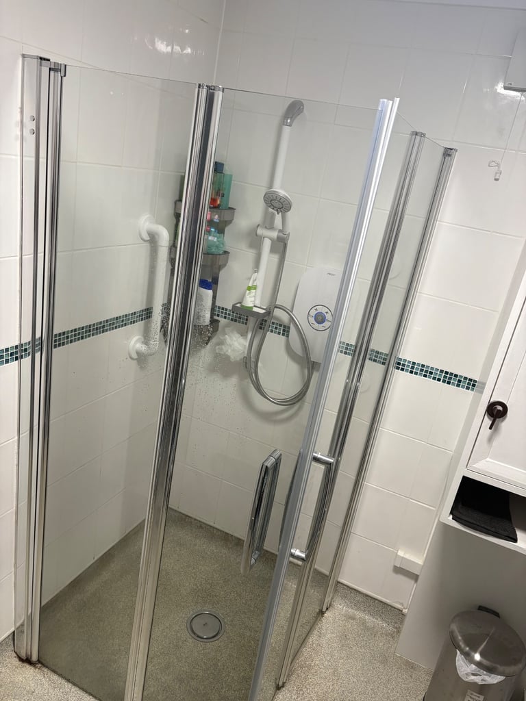 image for Bifold shower doors 900x900 