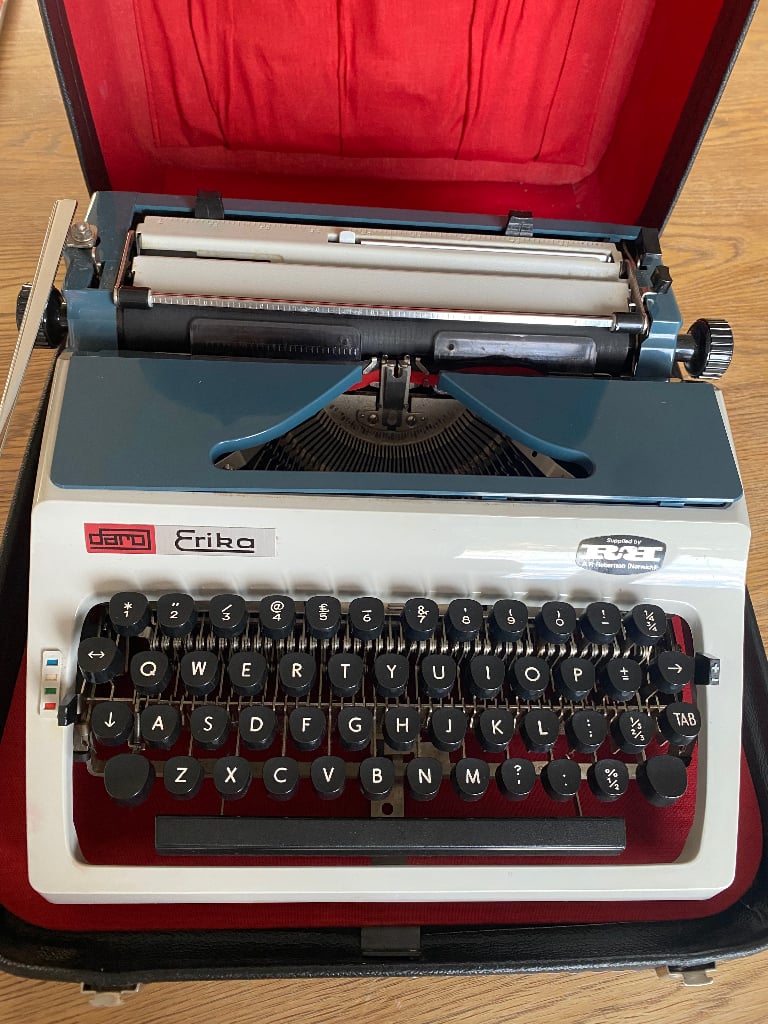 Vintage Erika Typewriter