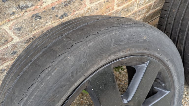 4 x 16" Alloy wheels with tyres from a VW Polo 5x100 stud fitment