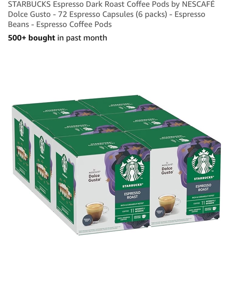 image for Starbucks Espresso Roast coffee pods