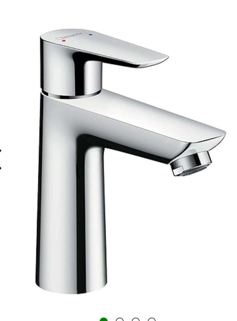image for hansgrohe Talis E Chrome Single Lever Basin Mixer 110 + Waste