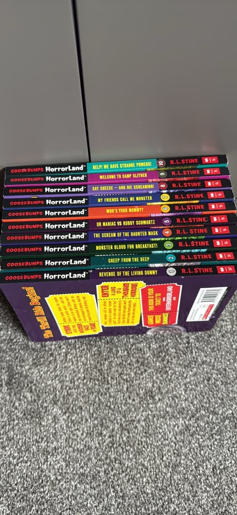 image for Goosebumps books 