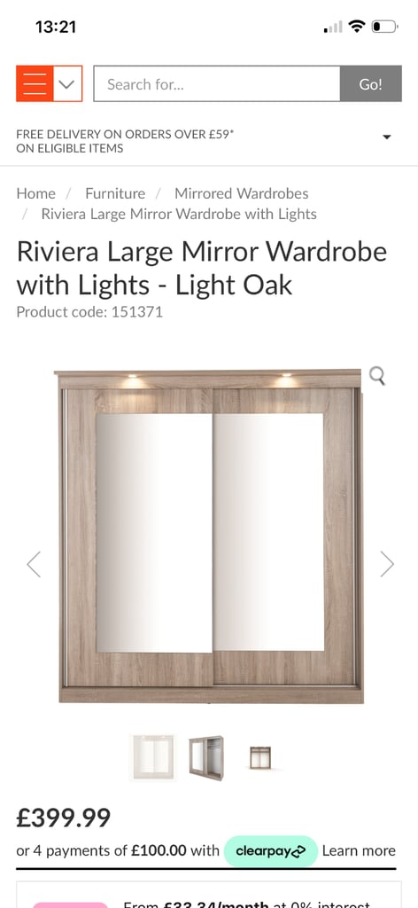 image for Sliding double wardrobe 