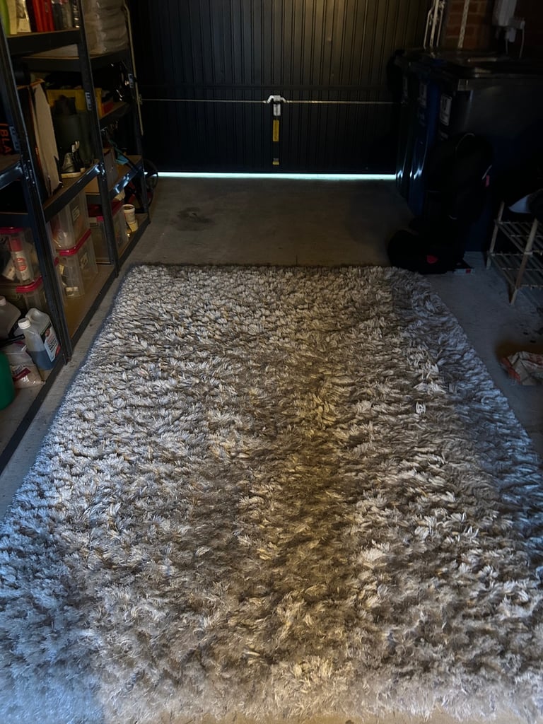image for Long pile rug pearl colour 230 x 160