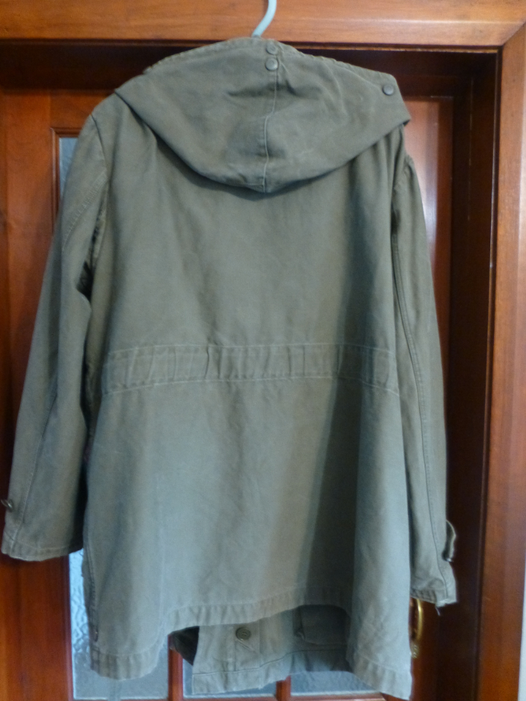 Vintage German Army Parka Jacket with removable Fleece Liner 