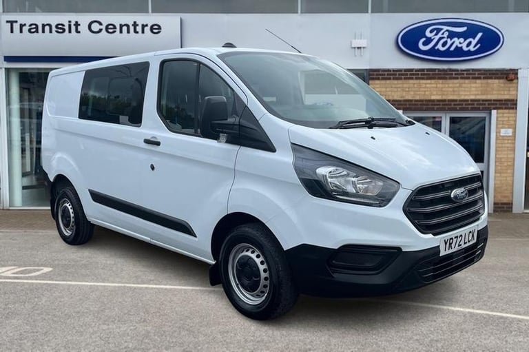 2023 Ford Transit Custom 300 Leader L1 SWB Double Cab FWD 2.0 EcoBlue 105ps Low Roof BLUETOOTH WI...