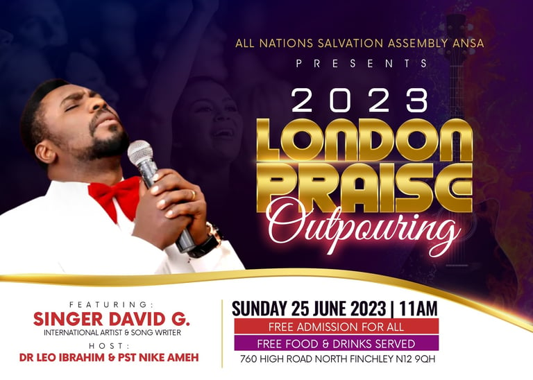 LONDON MUSIC & PRAISE EVENT 2023 @ NORTH FINCHLEY 