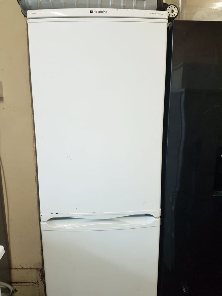 image for Hotpoint white fridge freezer free delivery 