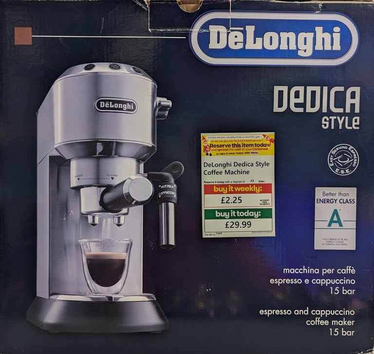 image for DeLonghi Dedica Style Coffee Machine