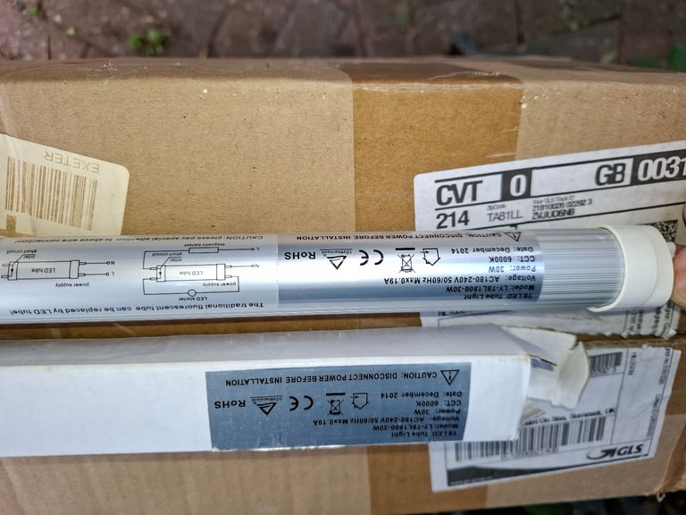 image for T8 LED 4ft conversion tubes x 20