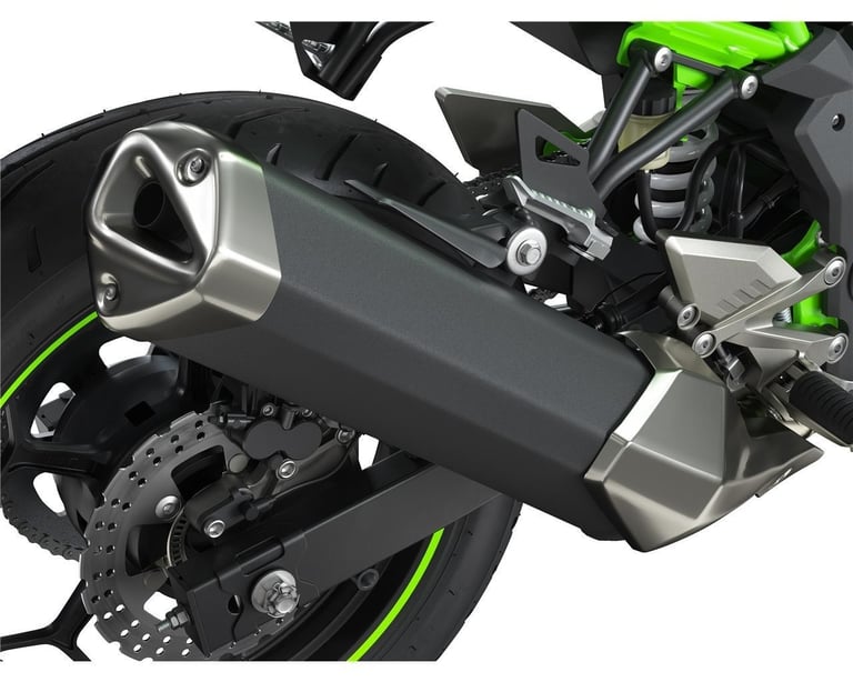 New 2026 Kawasaki Motorcycle Ninja 125 Green Grey Due November