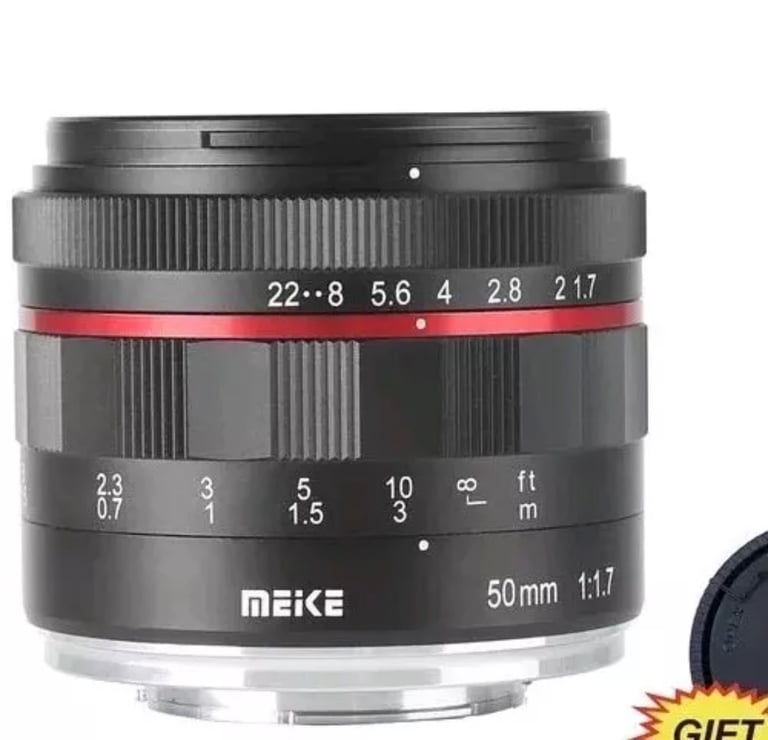 Meike 50mm f/1.7 Large Aperture Manual Focus Lens for Fuji X