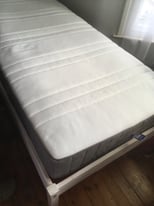 Ikea Hovag single mattress, free bed base