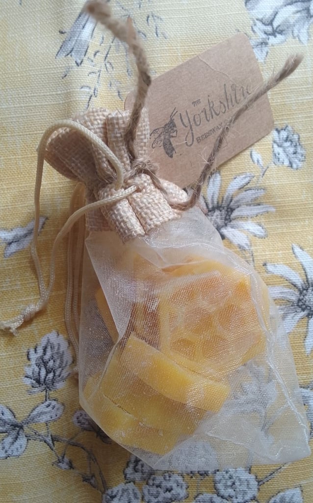 image for New, unopened candle wax melts beeswax x 6 in reusable bag 