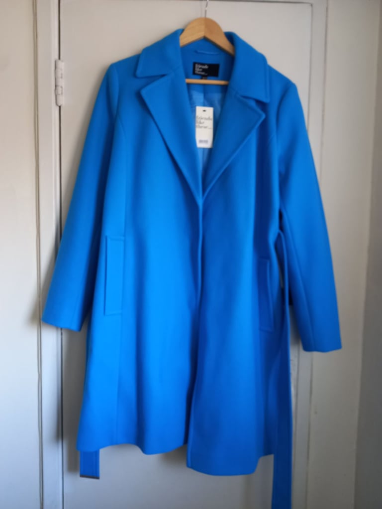 image for New Gorgeous Women's Blue Coat with tag - size 10