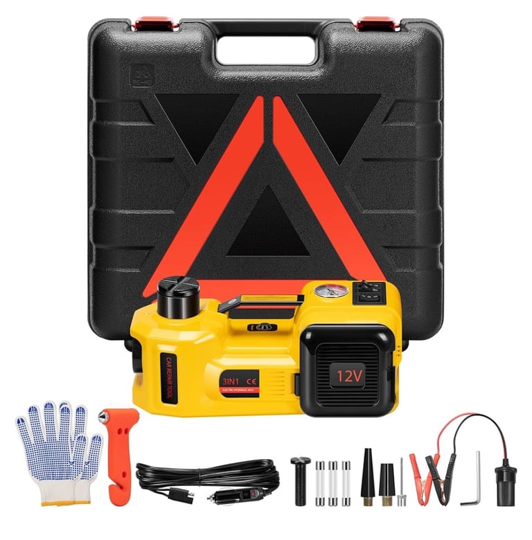 3 in 1 Electric Car Jack 12V DC 5 Ton Lift Hydraulic Jack kit Roadside Tire Change