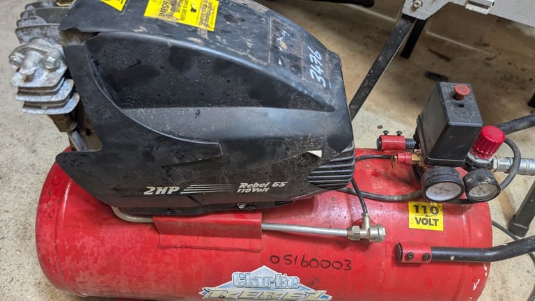 50L air compressor Clarke 110V. 10BAR