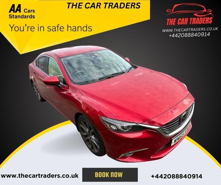 image for 2015 Mazda Mazda6 2.2 SKYACTIV-D Sport Nav Saloon 4dr Diesel Auto Euro 6 (s/s) (175 ps) Saloon Di...