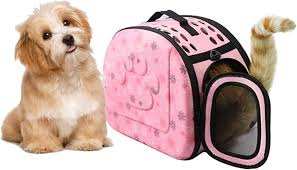 EVA Portable Folding Pet Tote Pet Carrier Bag(Pink)
