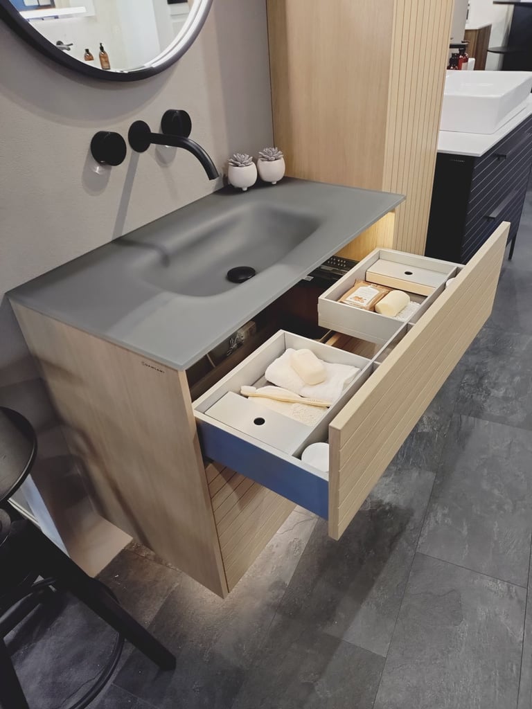 Dansani YOU! 80cm Vanity Set Light Oak *Manufacturers Ex-display* rrp £6409