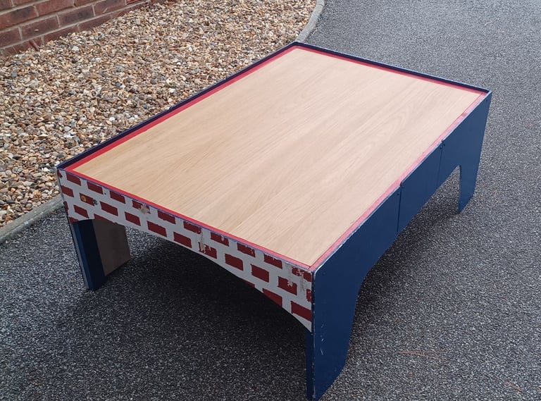 Wooden Train Set Thomas/ Activity Table with Surround 