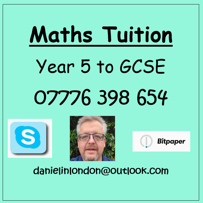 image for Ealing Maths Tutor- Mathematics Tuition - Year 5 to GCSE