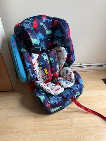 Cosatto Judo D is for Dino Baby Child Car Seat Isofix Blue