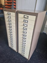 Brown Bisley 15 Multi Drawer Metal Cabinets 1 Available 