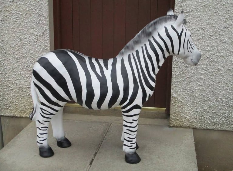 Large Zebra Statue