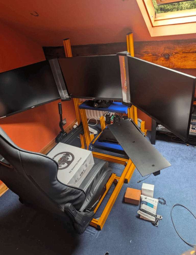 Full Racing Simulator Set-Up and Rig - See Description for Details Included