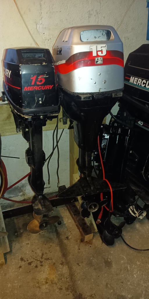 image for Mariner Mercury 15 hp outboard motors