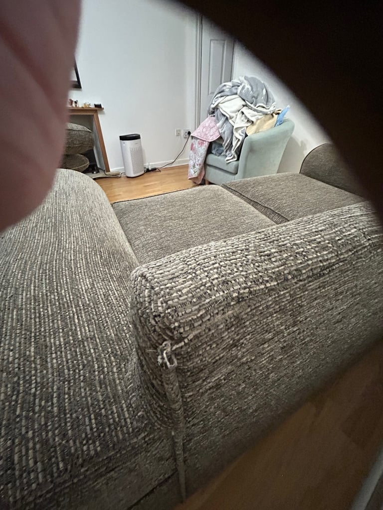 Free to a good home - Ex Arthur Llewellyn Sofa & Foot stool