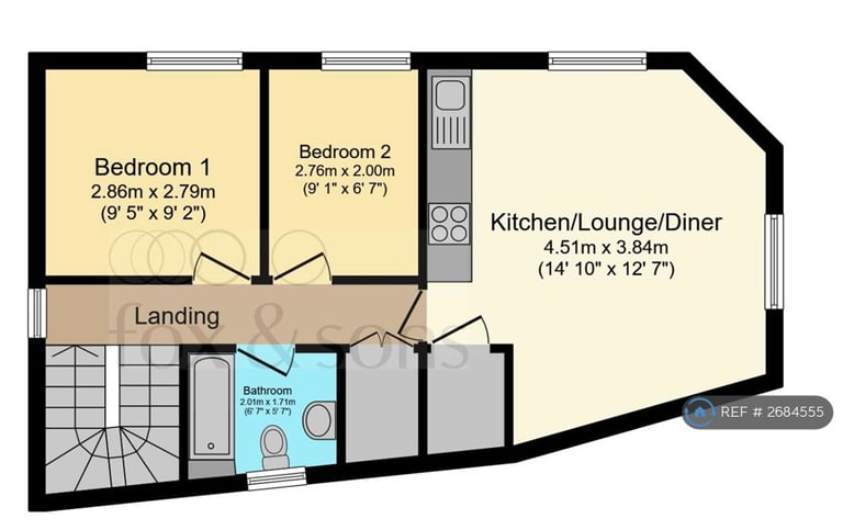 2 bedroom flat in Clyde Rd, Brighton, BN1 (2 bed) (#2684555)