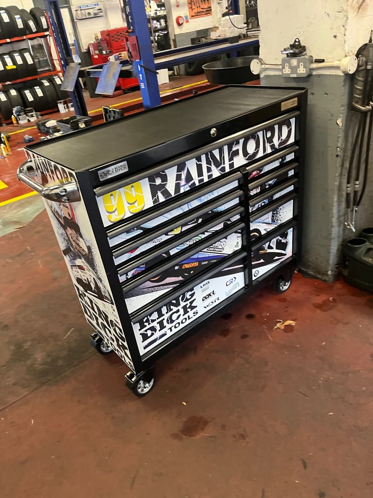 Brand new btcc charles rainford limit edition tool box / roller cab 
