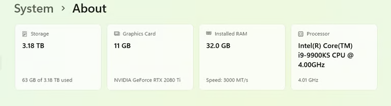 High-End Custom Gaming PC - Intel i9 9900KS, RTX 2080 Ti, 32GB RAM