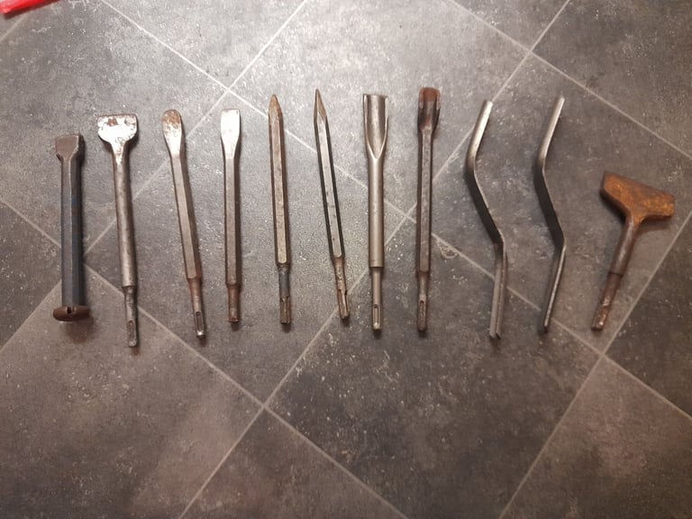 Mixed lot of drill bits 