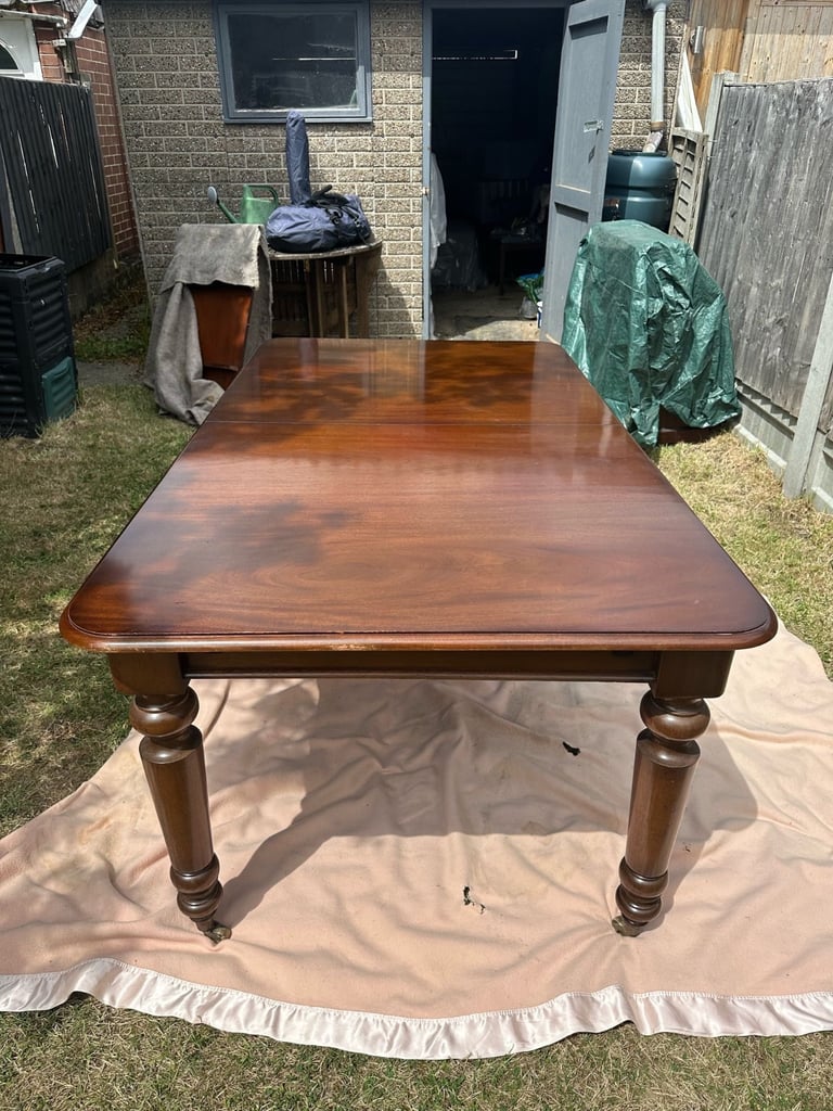 Antique Dining Table and Chairs 