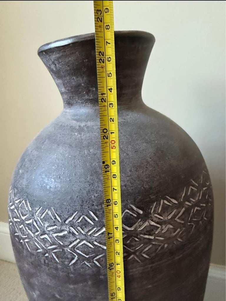 Pair of extra large decorative floor vases